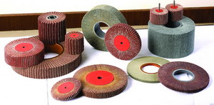 flap wheel with sand cloth or sand paper